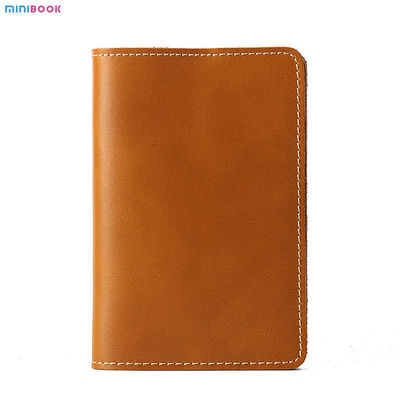 Custom Genuine Leather Passport Wallets Holder For Men Women Vintage Style 4 Card Slot