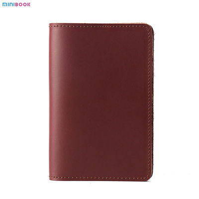 Custom Genuine Leather Passport Wallets Holder For Men Women Vintage Style 4 Card Slot
