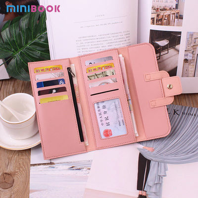 Open Closure Type Women's Leather Wallets And Purses Small Size Candy Color Wallet