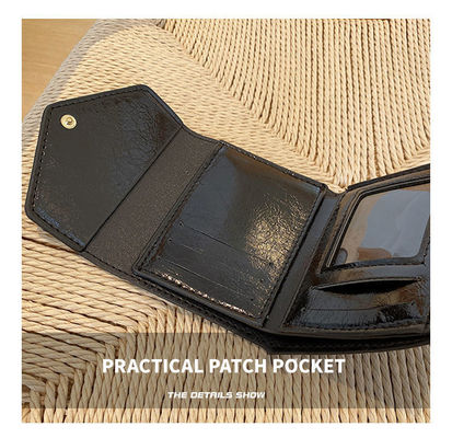 Availiable Women's Leather Card Wallet Holders with Coin Purse and Short Wallet Length