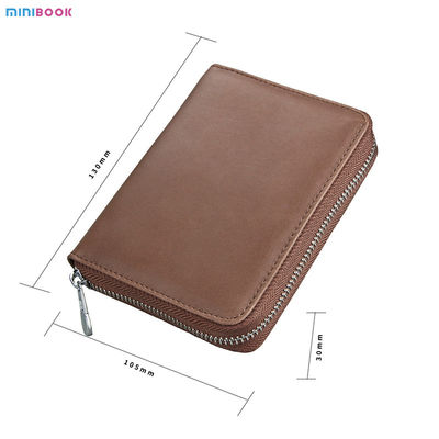 Large Capacity ID Credit Card Holder Organ Zipper Coin Purse for Men and Women Sample