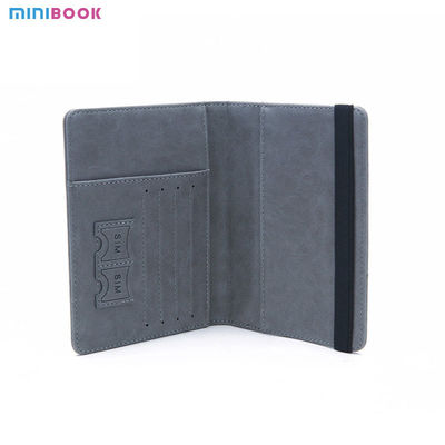 Customized Pattern Minibook Passport Holder Rfid Blocking Travel Wallet for Credit Card
