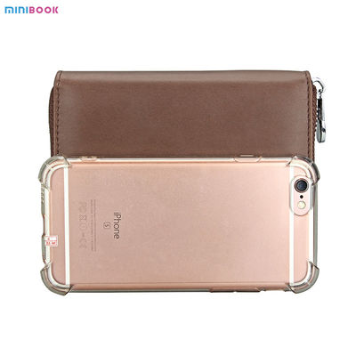 Custom Logo Genuine Leather Rfid Wallet with RFID Blocking and ID Card Holder