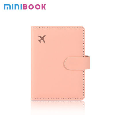 PU Passport Cover Holder Flip Wallet RFID Block Leather Card Case for Family Vacation