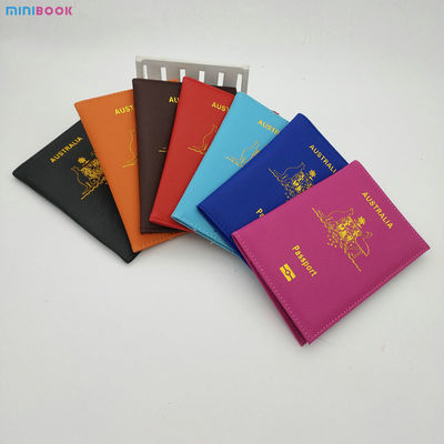 PU Leather USA Passport Cover Personalised American Holder Case Travel Document Case