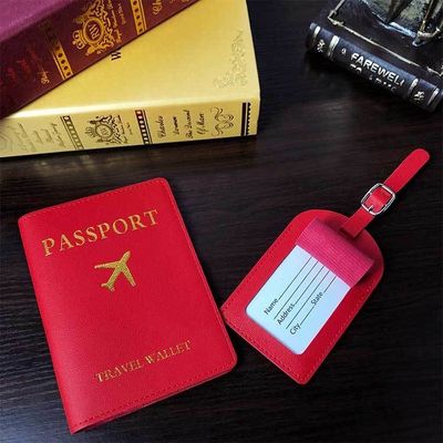 Low MOQ Mix Models Vegan Leather Passport Holder and Suitcase Tag for Smooth B2B Travel