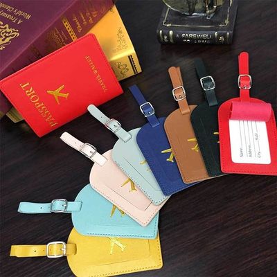 Low MOQ Mix Models Vegan Leather Passport Holder and Suitcase Tag for Smooth B2B Travel