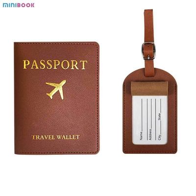 Low MOQ Mix Models Vegan Leather Passport Holder and Suitcase Tag for Smooth B2B Travel
