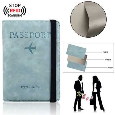 Custom Logo Avaliable Durable Eco Friendly Passport Holder with Sim Pocket Band Strap