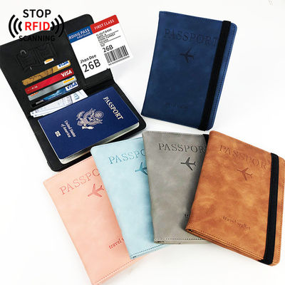 Custom Logo Avaliable Durable Eco Friendly Passport Holder with Sim Pocket Band Strap
