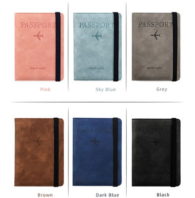 Custom Logo Avaliable Durable Eco Friendly Passport Holder with Sim Pocket Band Strap
