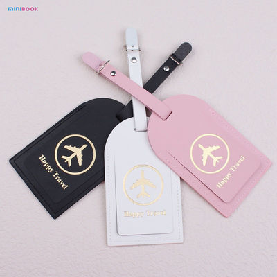 Custom Logo Gold Foiled Passport Holder Luggage Tag Gift Set For Travel Accessories