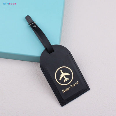 Custom Logo Gold Foiled Passport Holder Luggage Tag Gift Set For Travel Accessories
