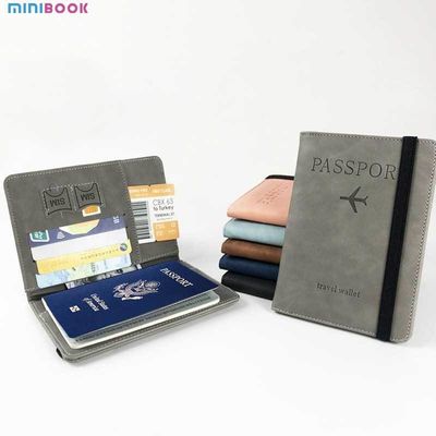 Availiable Sample of Fashion Credit Card Wallets for Elastic Cord Travel Passport Holder