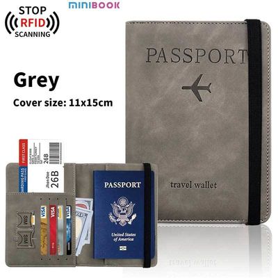 Availiable Sample of Fashion Credit Card Wallets for Elastic Cord Travel Passport Holder