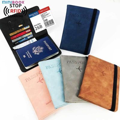 Availiable Sample of Fashion Credit Card Wallets for Elastic Cord Travel Passport Holder