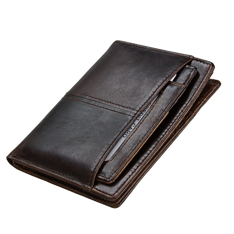 11cm*9cm*2cm Package Size Luxury Men Wallet Coin Purse Card Holder Short Wallet PU Leather