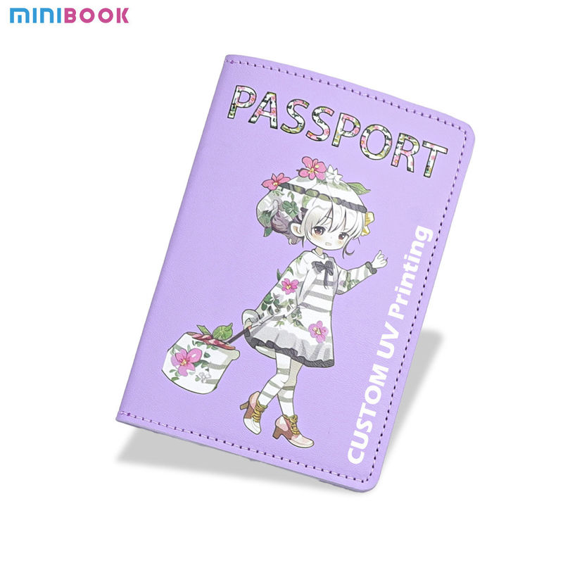 Passport Book Holders with Custom UV Printing and Vaccine Card Holder Combo Fashion Style