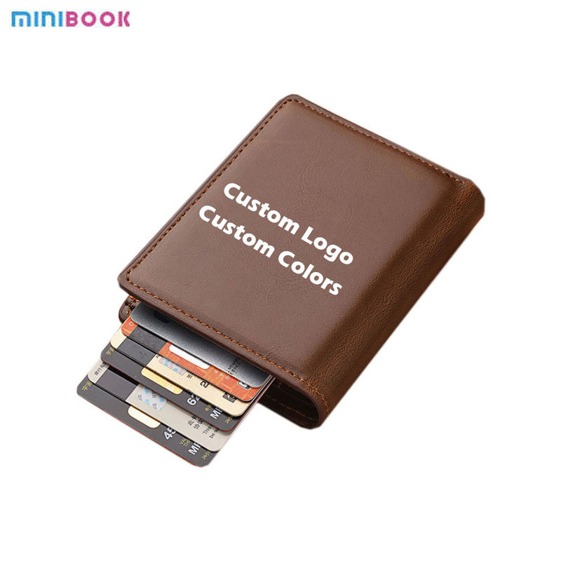 High Qualtiy Daily Life Carbon Fibre Rfid Blocking Card Holder for Men's Convenience