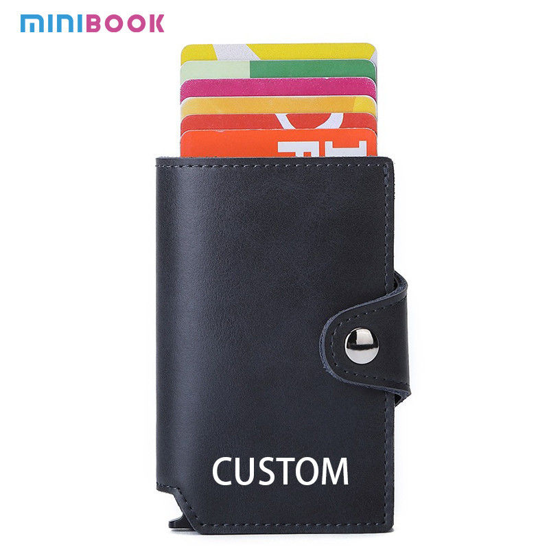 Compact and Stylish Metal Automatic Pop-Up Anti-Degaussing Multi-Card Slot Card Holder