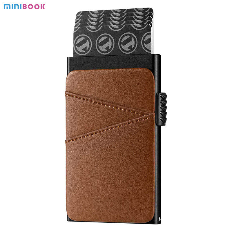 RFID Wallet Slim Direct Aluminum Metal Card Case Card Holder for Men Minibook Professional