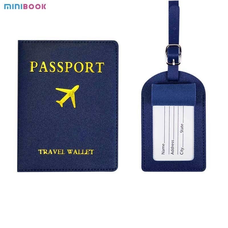 Efficiently Organise Your Travel Documents with PU Passport Cover and Luggage Tag Set