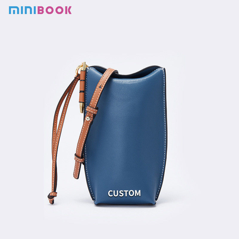 Daily Life Custom Logo Genuine Leather Ladies Messenger Mobile Shoulder Bag for Women