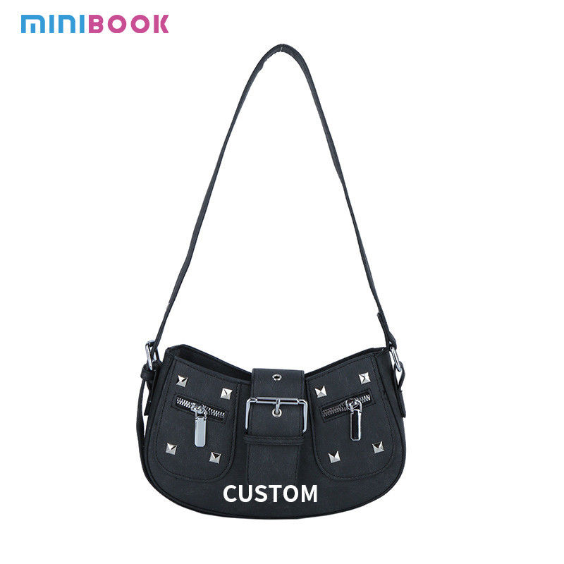 2024 Low MOQ Mix Models Trendy Girls Purses with Adjustable Strap Denim Handbags