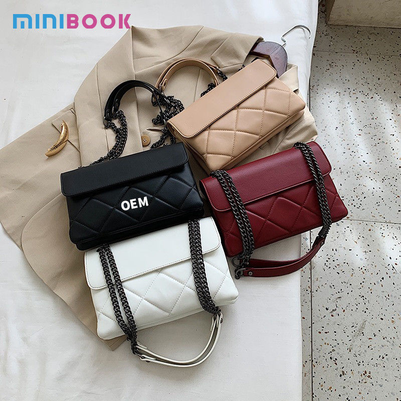 Advantage of Low MOQ Mix Models 2024 Small Classic PU Leather Crossbody Bag for Women