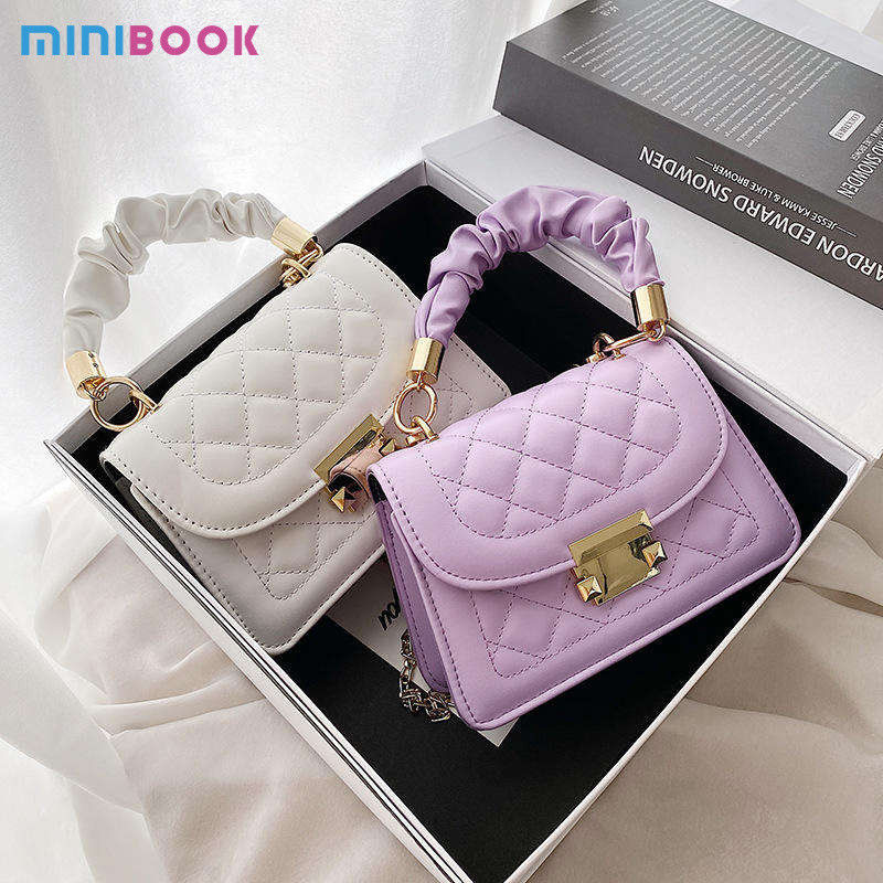 Korean Style Bling Bling Woman's Bags PU Leather Woman Crossbody Bags for Daily Life
