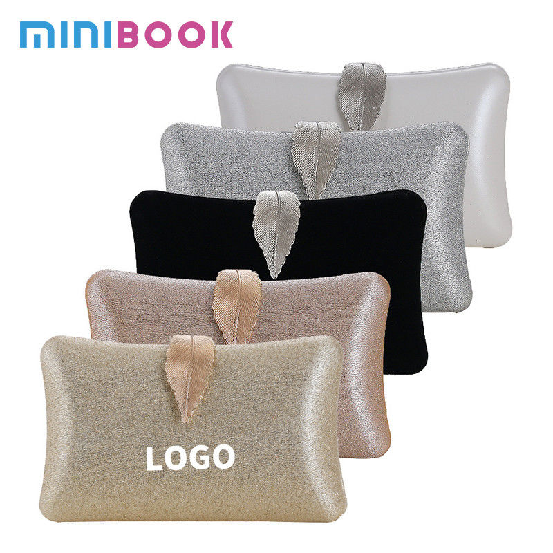 Custom Logo Small Sequin Ladies Clutch Hand Bag for Wedding Dinner Banquet Evening Party