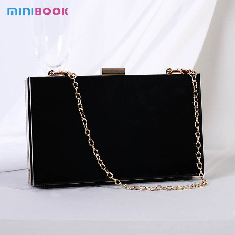 Acrylic Dinner Bag Simple Chain Diagonal Small Bridal Dress Evening Banquet Bag For Women Clutch