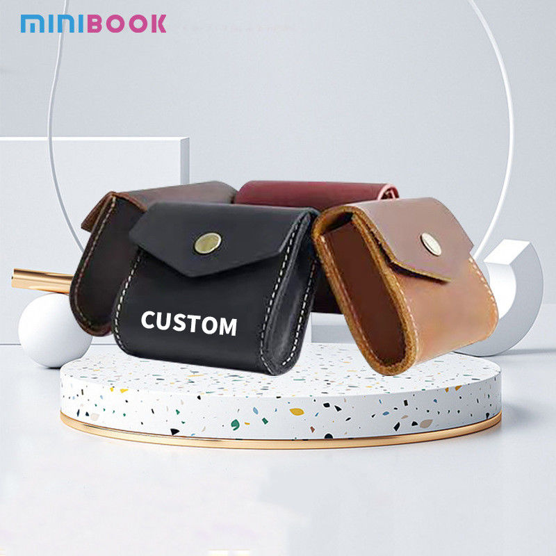 11.2cm*7.5cm*1.2cm Package Size Mens Wallet with Coin Pocket Handmade Genuine Leather