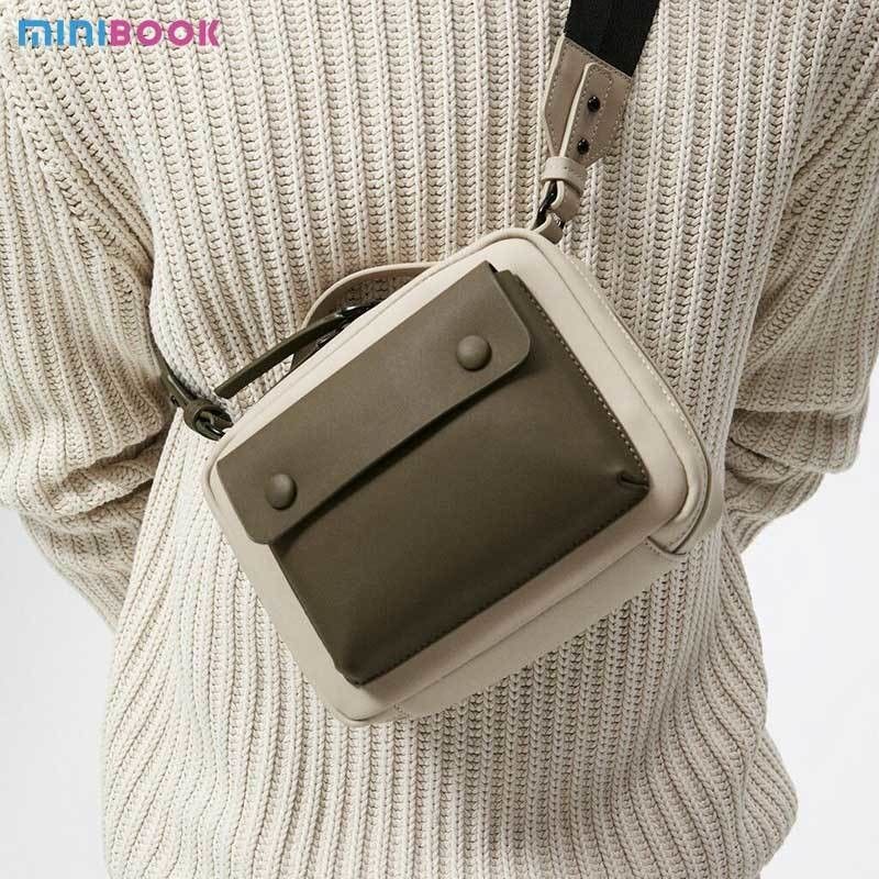 MINIBOOK Men's Multifunctional Waist Bag for Outdoor Activities and Travel PU Leather