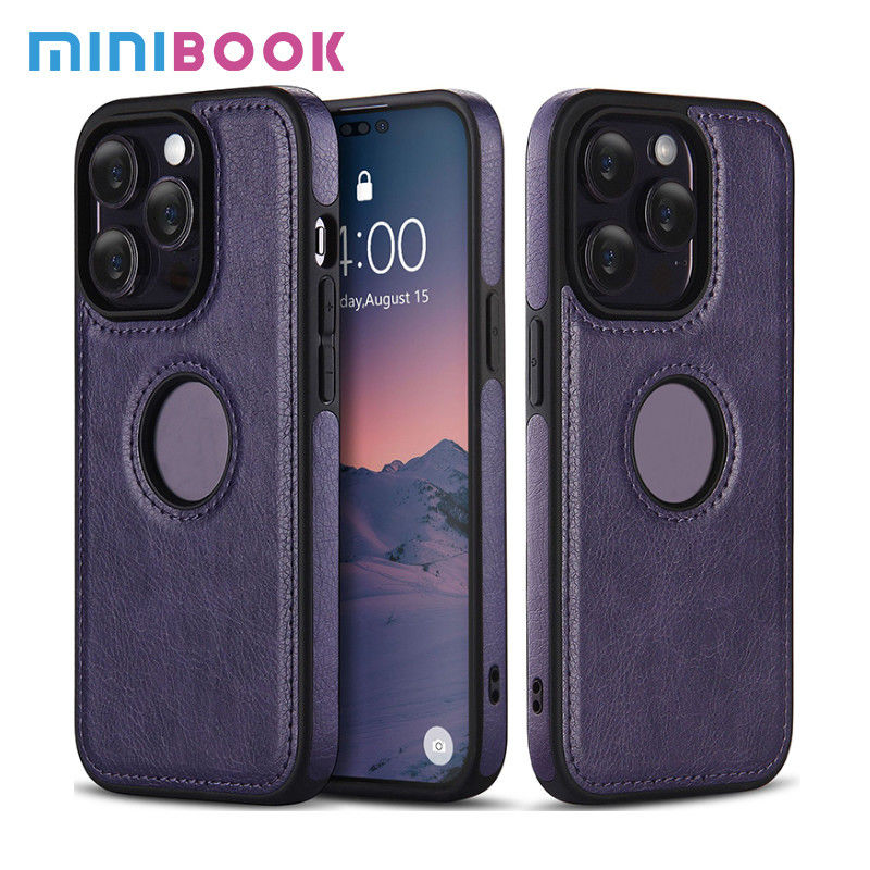 Shockproof Luxury PU Leather Phone Case for iPhone 14 13 12 11 Plus Pro Max Back Cover