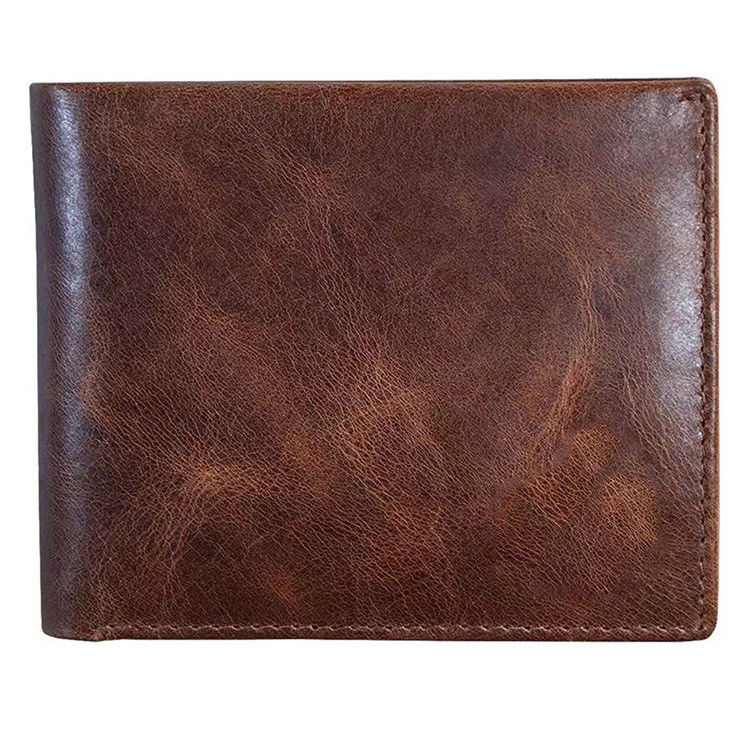 Luxury Vintage Designer Slim RFID Men's Leather Wallet with GENUINE LEATHER Material