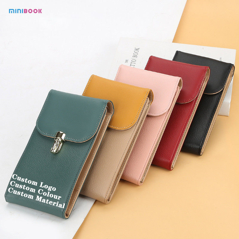 Customization Patterned Minibook PU Leather Card Holder Wallet for Large Capacity