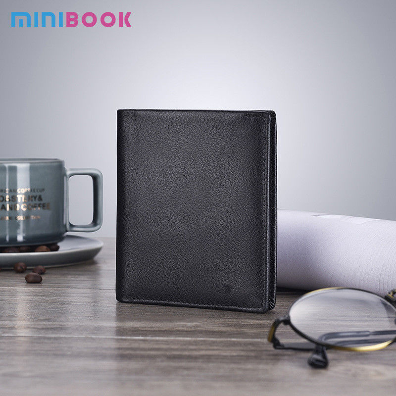 Custom Your Logo Men's Short Wallet Thin Minimalist Front Pocket Rfid Blocking Purse