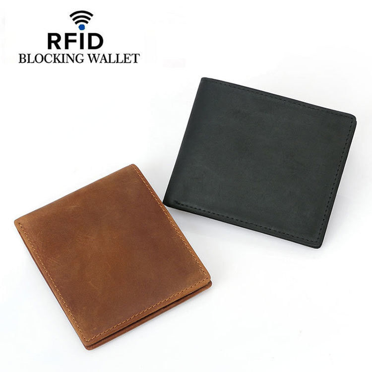 Anti-Theft RFID Blocking Men's Wallet for Secure Travel and Credit Card Protection