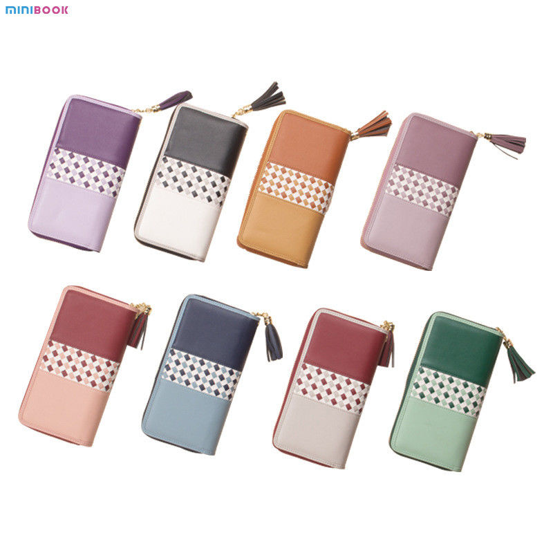 Cartera Para De Mujer Women's Billeteras Portefeuille Femme Clutch with Zipper Closure