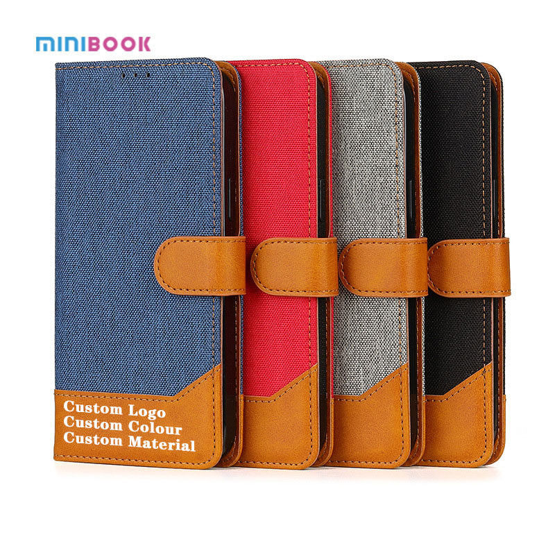 Shockproof Pu Leather Phone Flip Wallet Case With Card Holder Foldable Stand and Stand