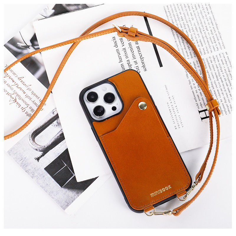 Samsung Compatible Japanese Style With Sling Crossbody Wallet Case and Lanyard for Iphone