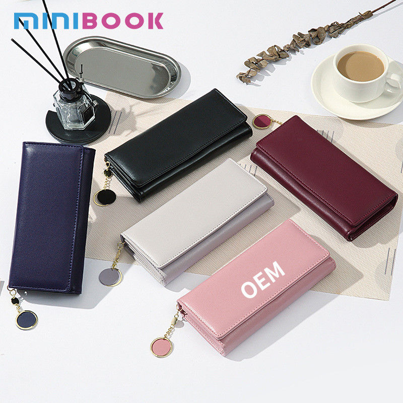 Main Material PU Women's Leather Wallet Style Fashion Long Wallet with Large Capacity