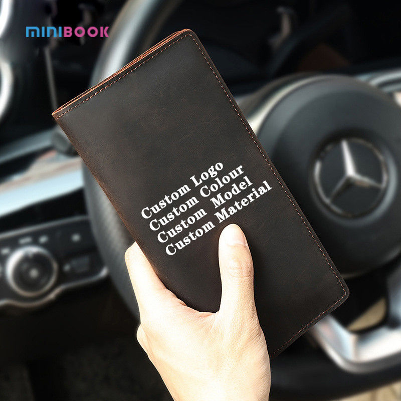 Custom Men's Genuine Leather Wallet with Multi-function Design OEM ODM Acceptable