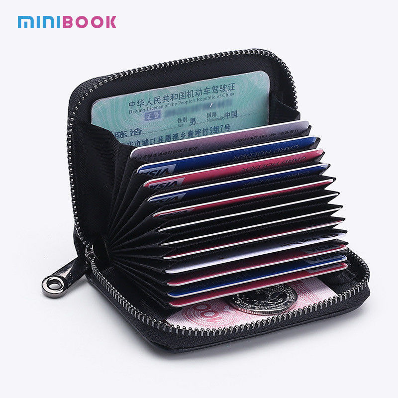 Waterproof Multi-functional Large Capacity Zipper Pocket Coin Purse Wallet by Minibook