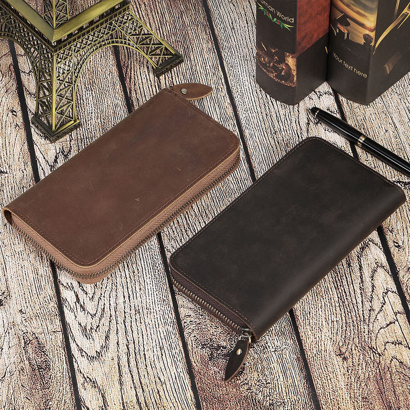 Business Retro Ulti-Card Holding Wallet With Zipper Perfect for Daily Life